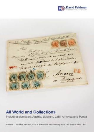 Stamp of Auction catalogues » 2021 All World Auction Catalogue - June 2021